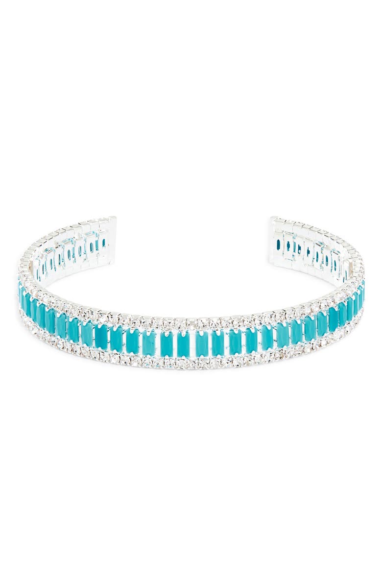Tasha Crystal Cuff Bracelet, Main, color,