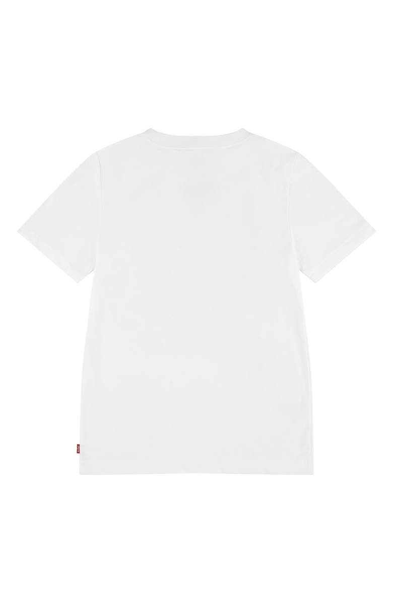 Levi's Kids' Pizza Logo Graphic T-Shirt, Alternate, color, Bright White