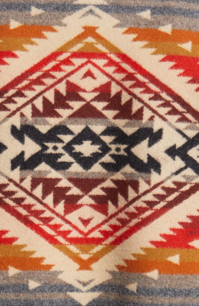 Pendleton Brownsville Wool & Cotton Coat with Genuine Shearling Collar, Alternate, color,