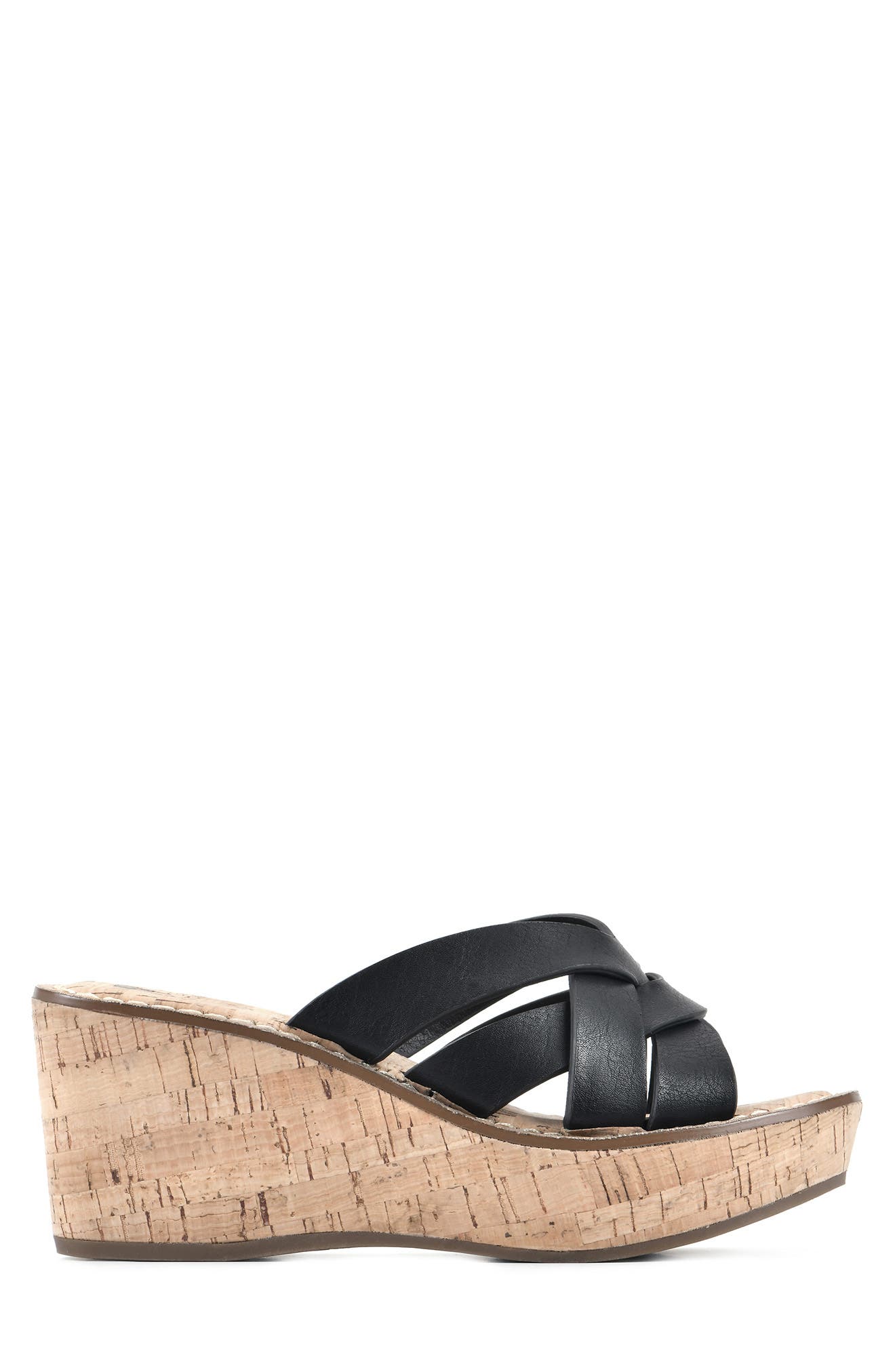 White Mountain Footwear WHITE MOUNTAIN Samwell Platform Wedge Sandal, Alternate, color, 