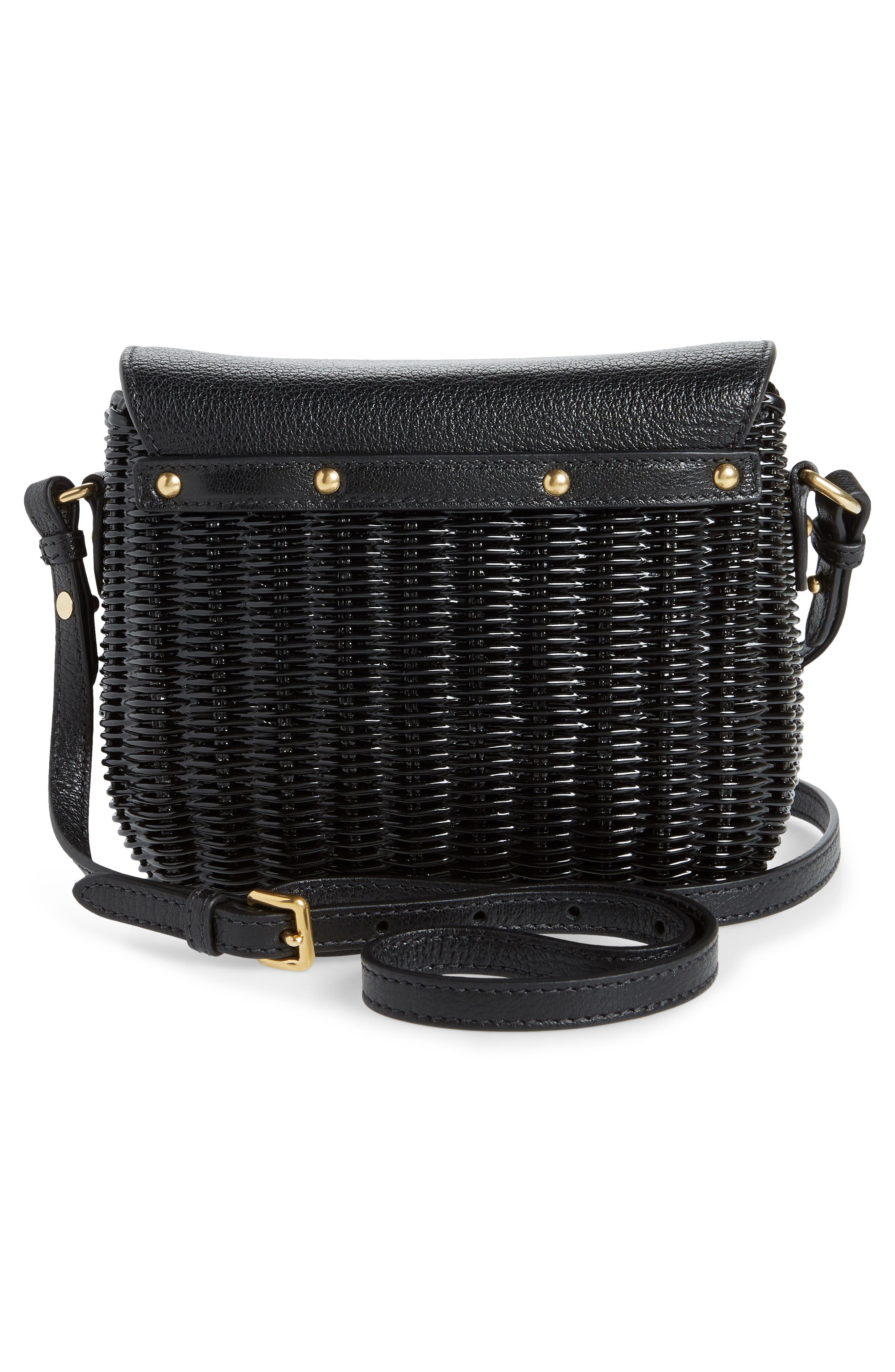 Miu Miu Midollino Woven Wicker Bag, Alternate, color, 