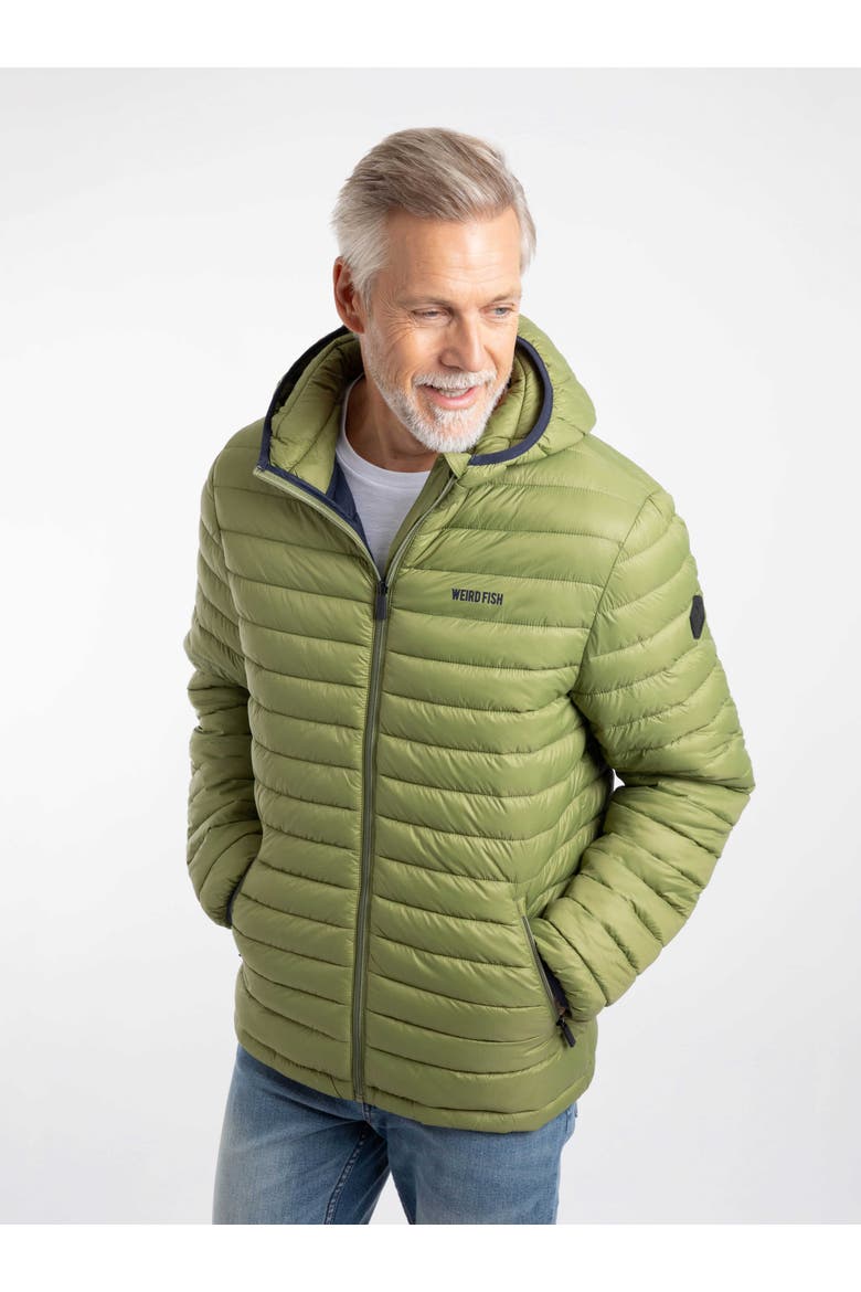 Flete Showerproof Padded Jacket, Main, color, Washedoak