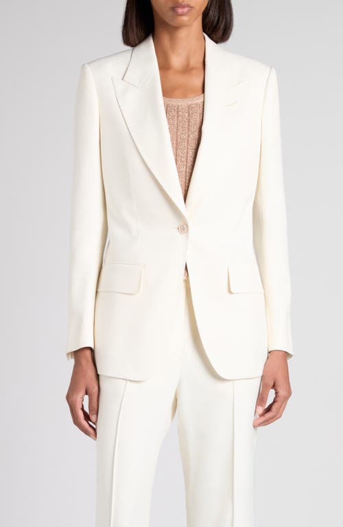 Tom Ford Wallis Twill Blazer In Brown