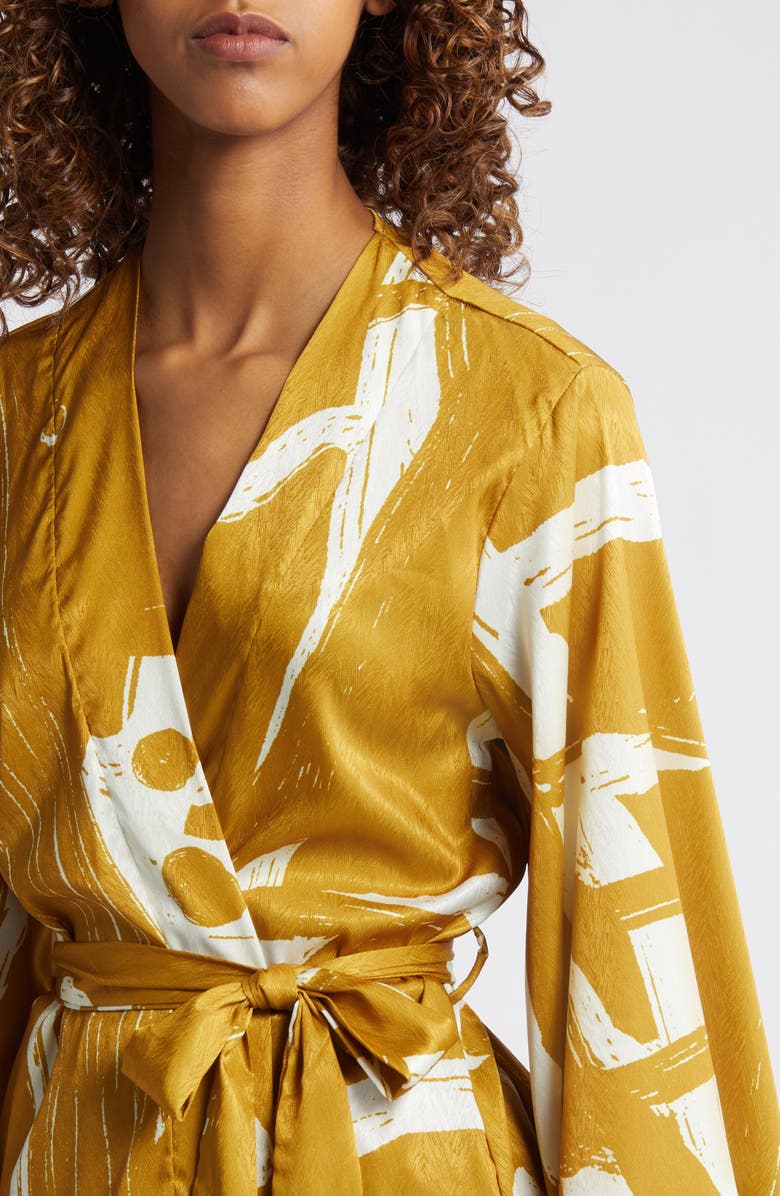 DIARRABLU Gold Suto Lightweight Wrap Jacket, Alternate, color,