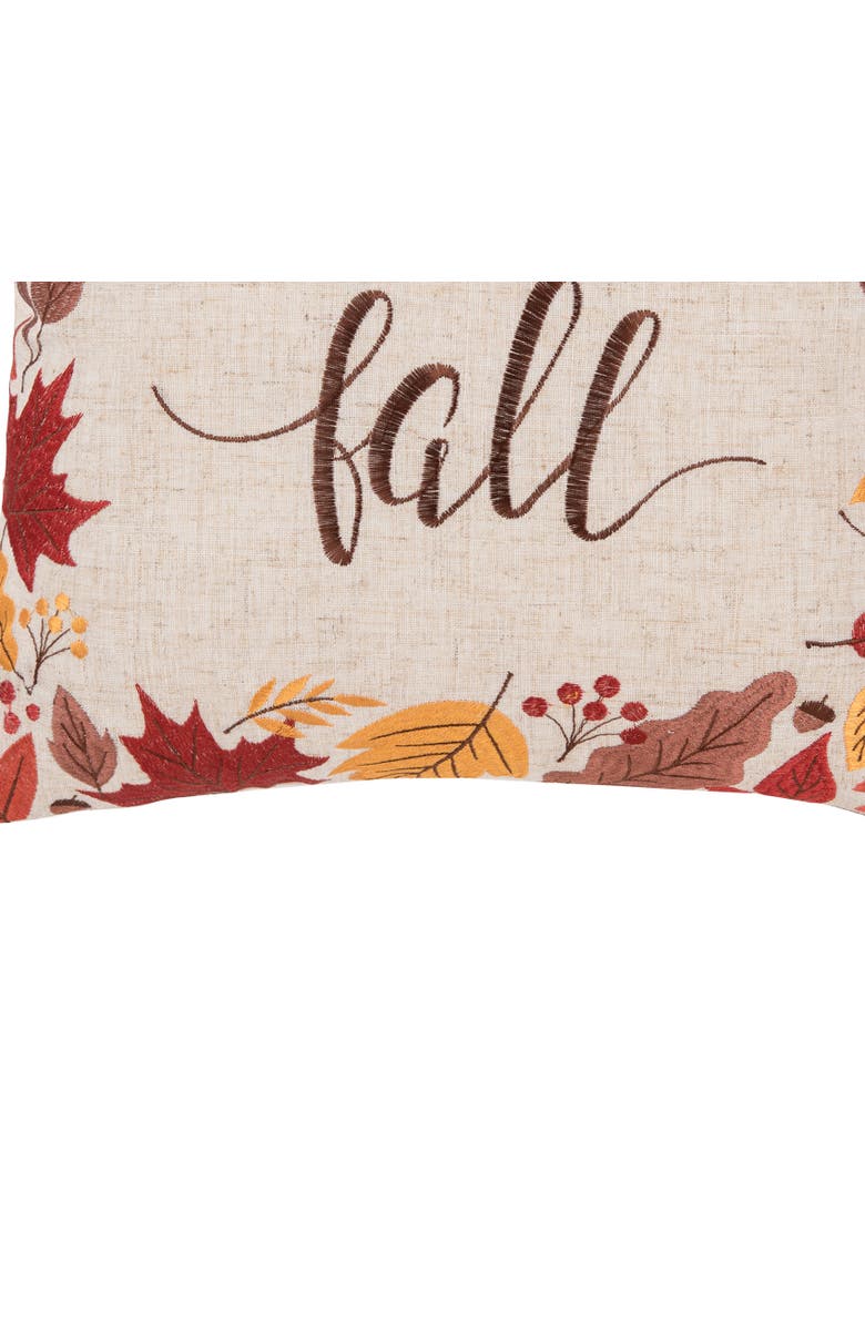 C&F Home Hello Fall Pillow, 18" x 18", Alternate, color, Red