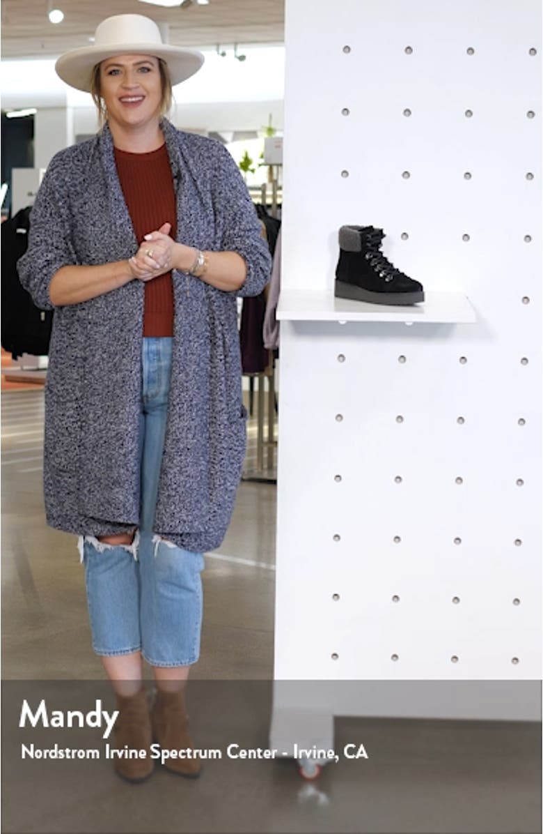 Franc Hiking Boot with Faux Shearling Trim, sales video thumbnail