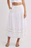 Madewell Pintucked Midi Skirt