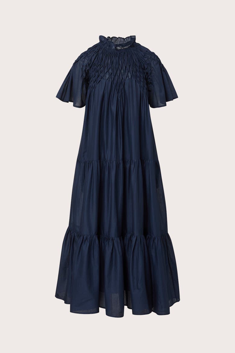 Bejart Dress, Alternate, color, Navy