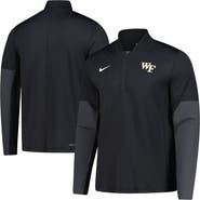 Nike Men's Nike Black Wake Forest Demon Deacons Dri-FIT Half-Zip Pullover