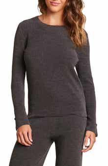 Barefoot Dreams® CozyChic® Rib Crewneck Lounge Top