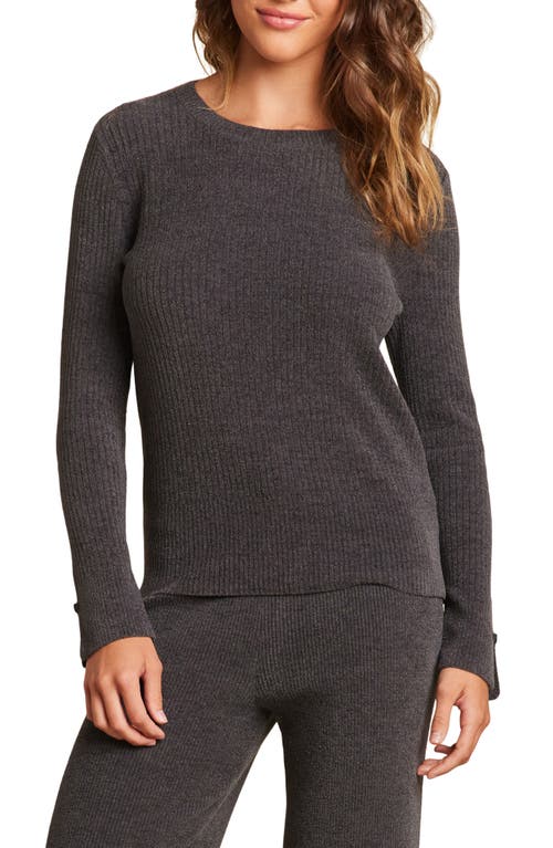 BAREFOOT DREAMS BAREFOOT DREAMS COZYCHIC® RIB CREWNECK LOUNGE TOP