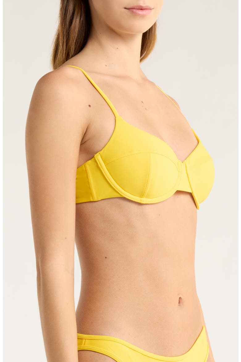 Mona Underwire Bikini Top, Alternate, color, SUNGLOW