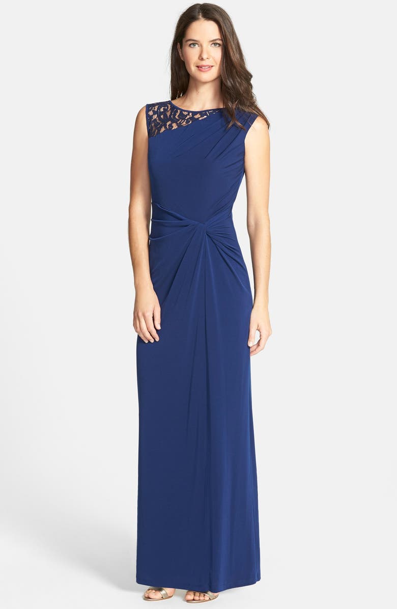 Ellen Tracy Column Gown, Main, color, 