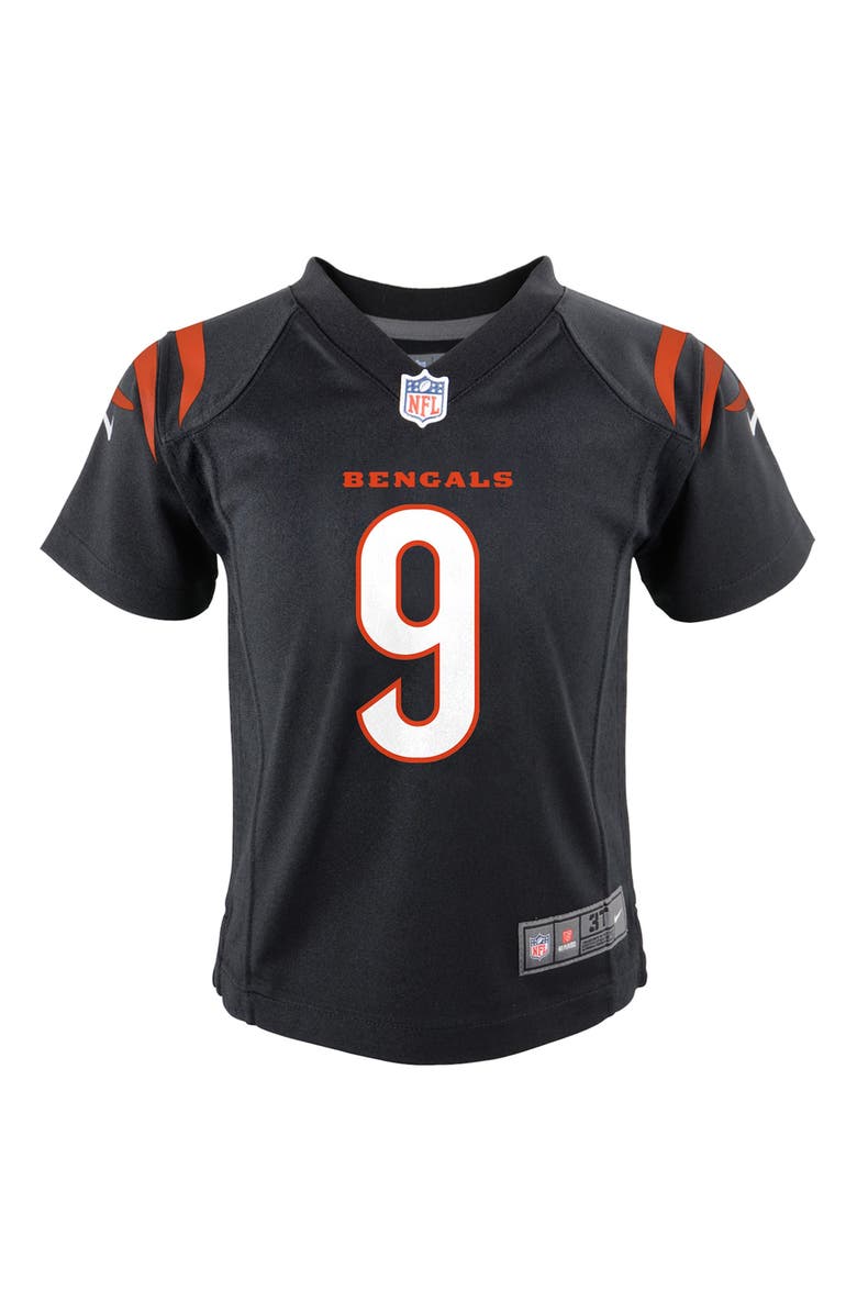 Nike Infant Nike Joe Burrow Black Cincinnati Bengals Game Jersey, Main, color, Black