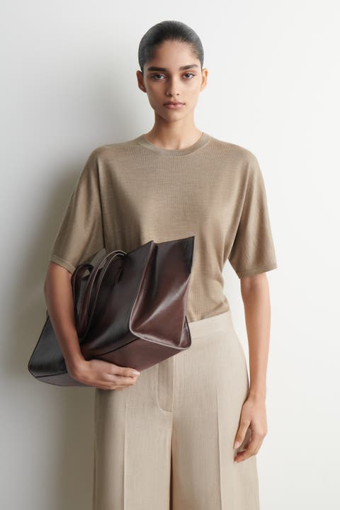 Knitted Merino Wool T-Shirt