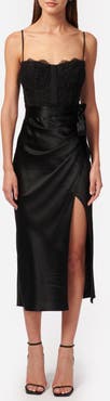 CAMI NYC Tricia Lace & Satin Slipdress