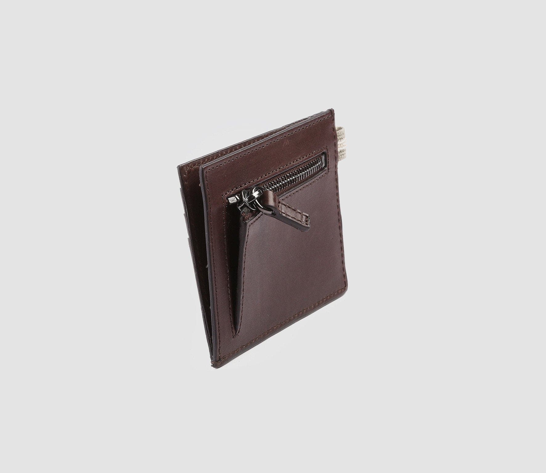 BOUDIN 04 DIVER MORO Leather Wallet, Alternate, color, Dark Brown