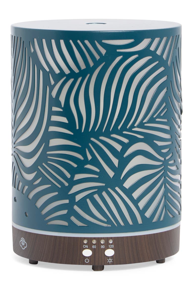 Botanical Indigo 125 Metal Ultrasonic Diffuser, Main, color, BLUE