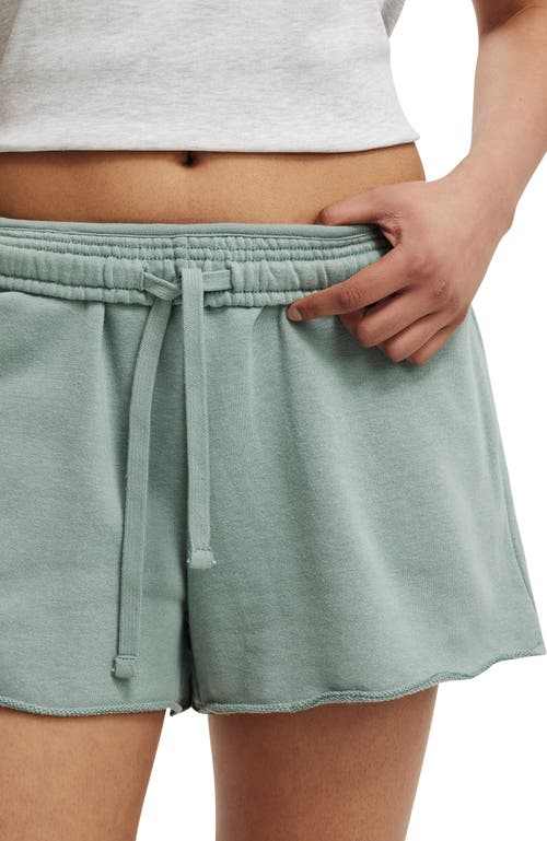 Cotton On Classic Fleece Mini Short In Green