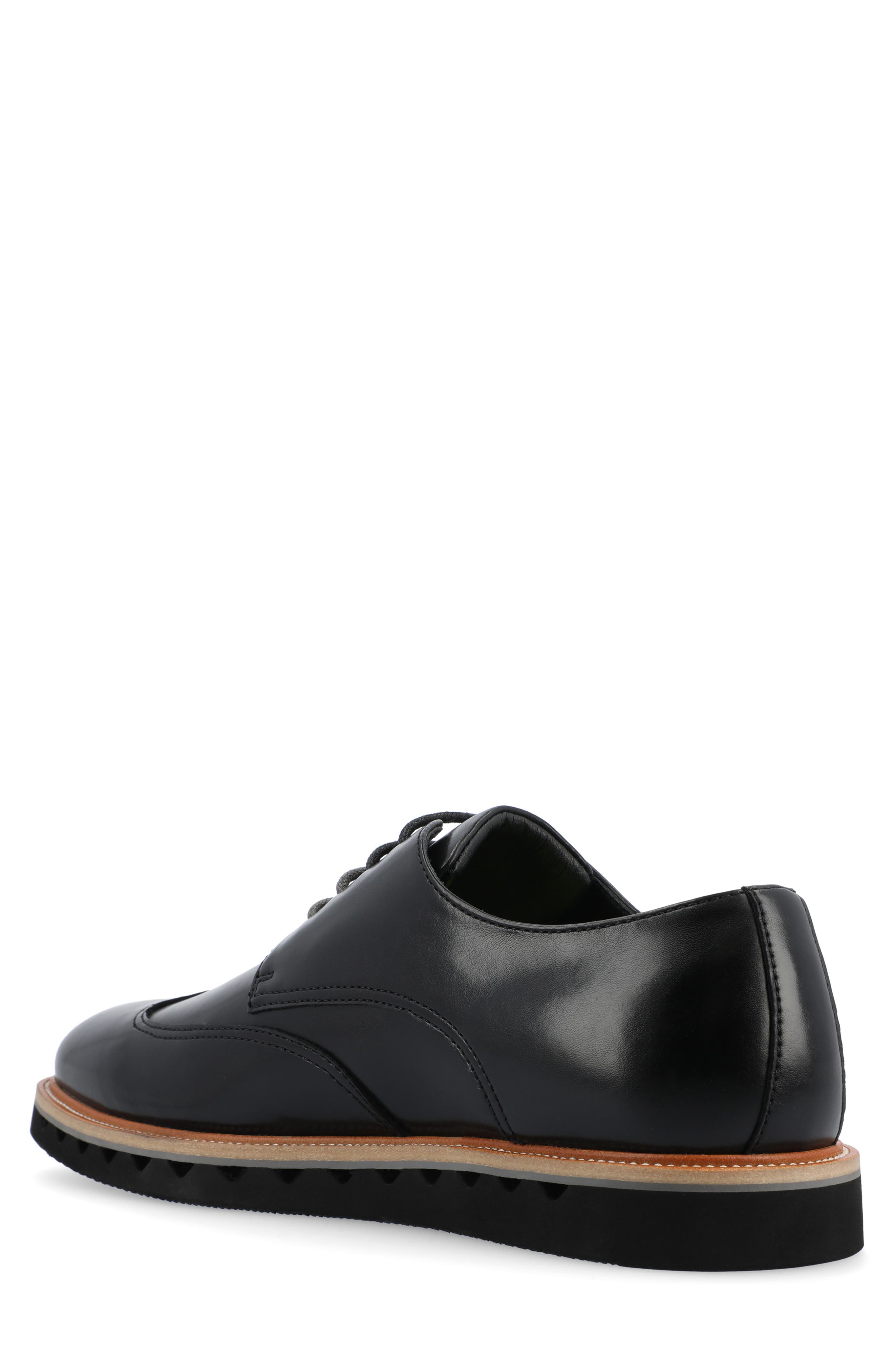 VANCE CO Evander Tru Comfort Wingtip Derby, Alternate, color, Black