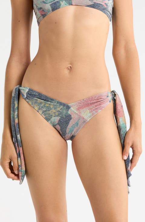 Renee Metallic Bikini Bottoms