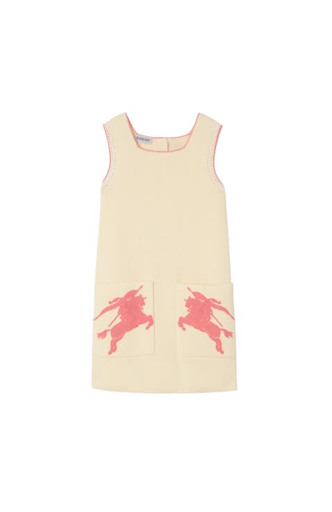 Girls' Crochet Knight Cotton Dress