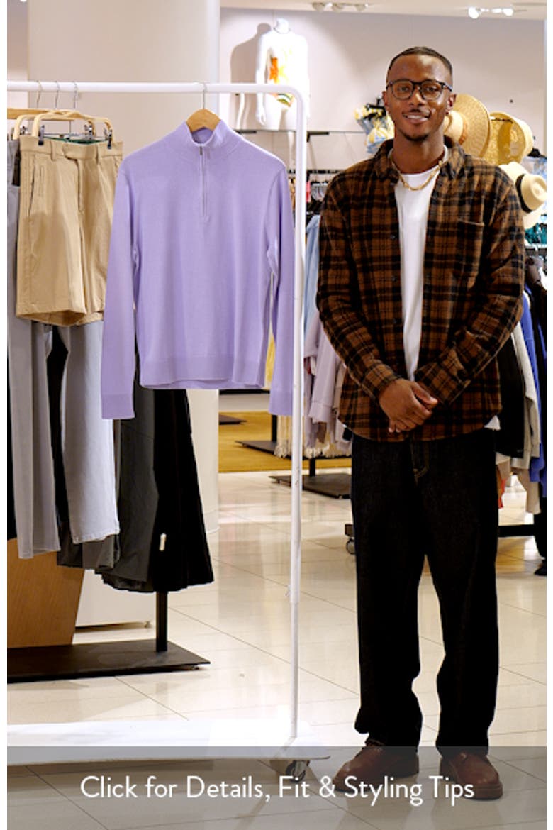 Cotton Quarter Zip Pullover video