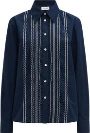 Callas Milano ARLETTY Embroidered shirt