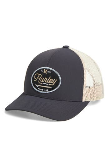 Hurley Beach Break Patch Trucker Hat In Gray
