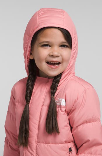 Kids' North Hooded Water Repellent 600 Fill Power Down Recycled Polyester Jacket