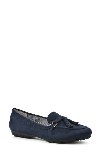 Cliffs By White Mountain Gush Tassel Loafer In Blue