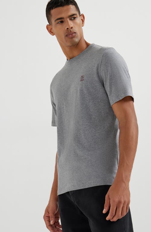 Brunello Cucinelli Men Logo Cotton T-shirt