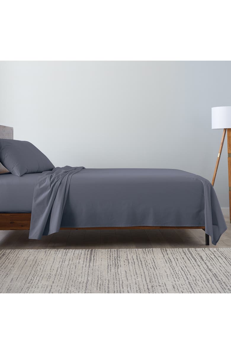 ELLA JAYNE HOME Ella Jayne Brushed Microfiber 4-Piece Sheet Set, Alternate, color, Charcoal