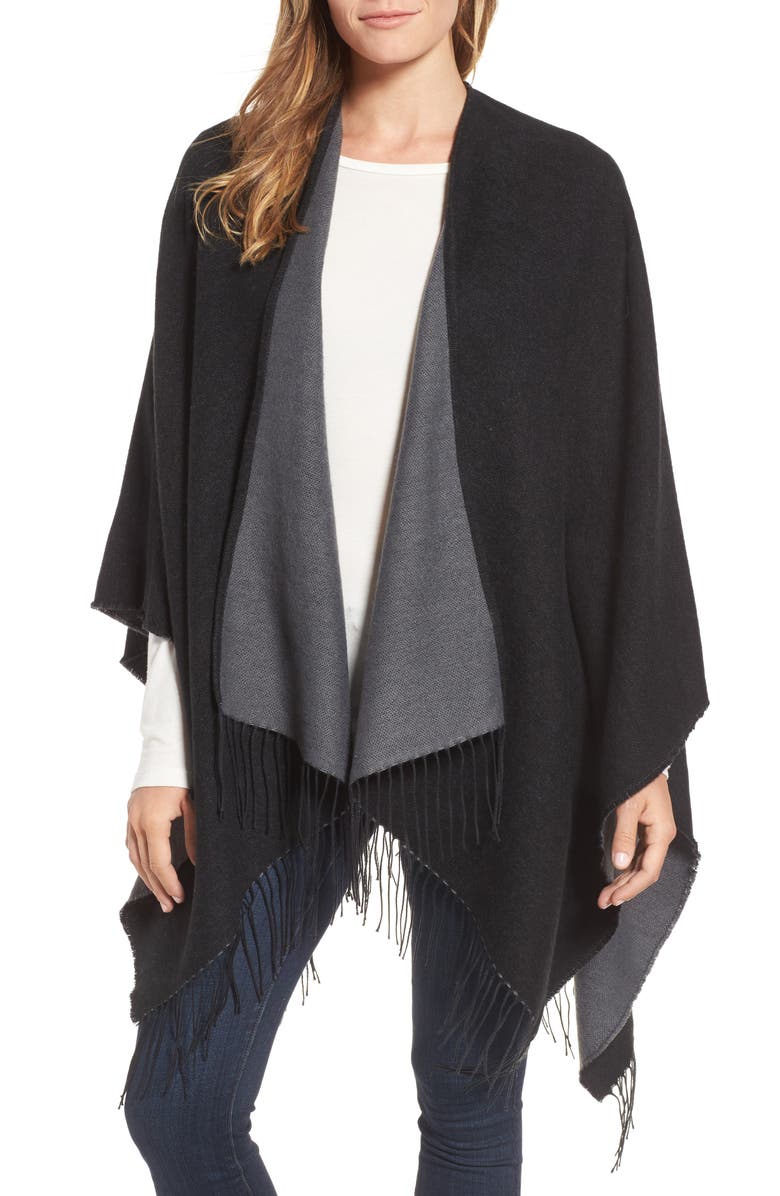 Nordstrom Halogen<sup>®</sup> Reversible Ruana, Main, color,