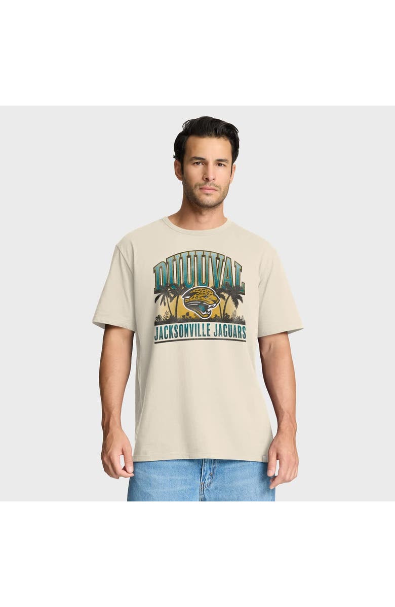 FANATICS Men's Fanatics Cream Jacksonville Jaguars Team Archives T-Shirt, Main, color, Cream