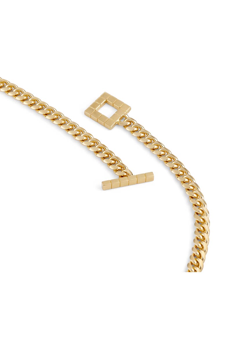 IVI Los Angeles Signore T-Bar Chain Necklace, Alternate, color, Yellow Gold