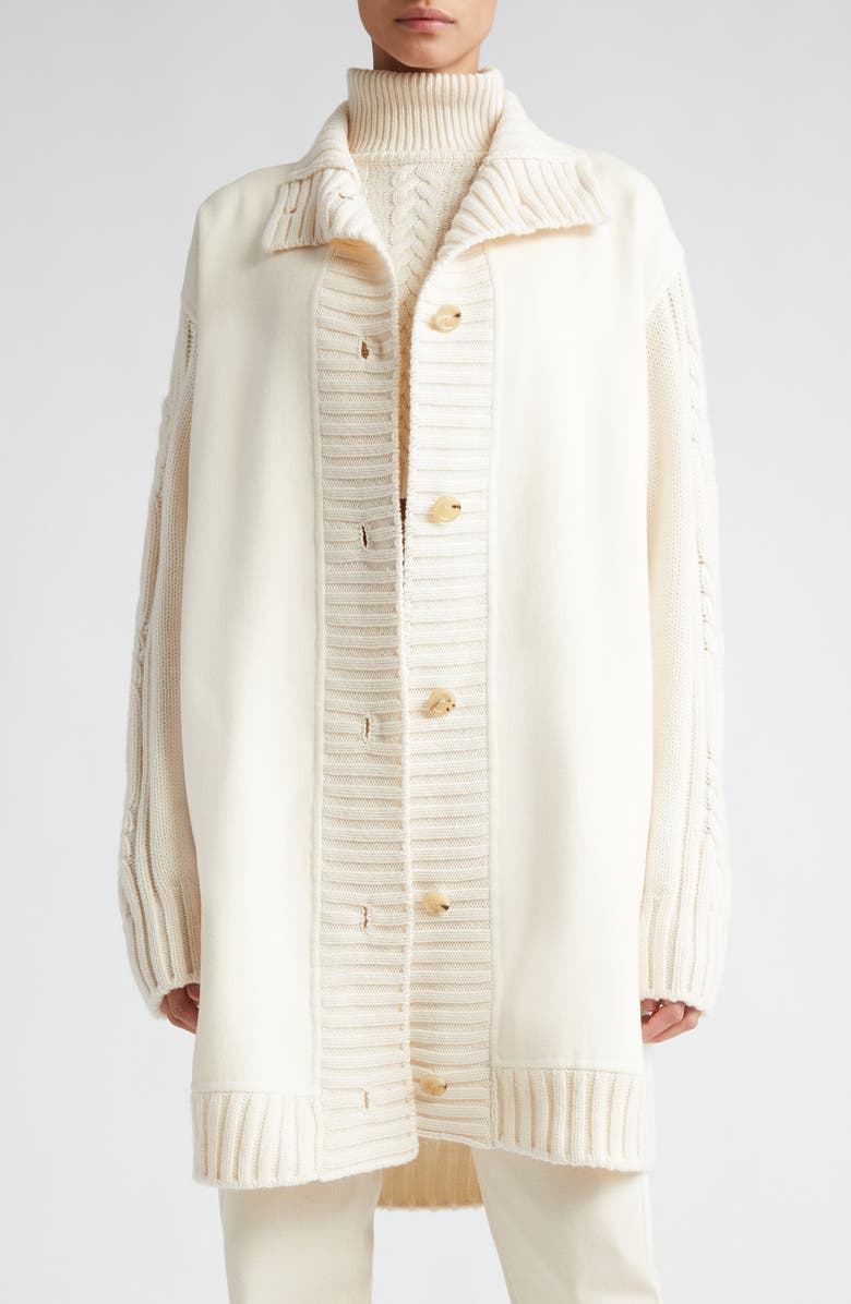 Max Mara Alcazar Wool & Cashmere Cardigan, Main, color, 