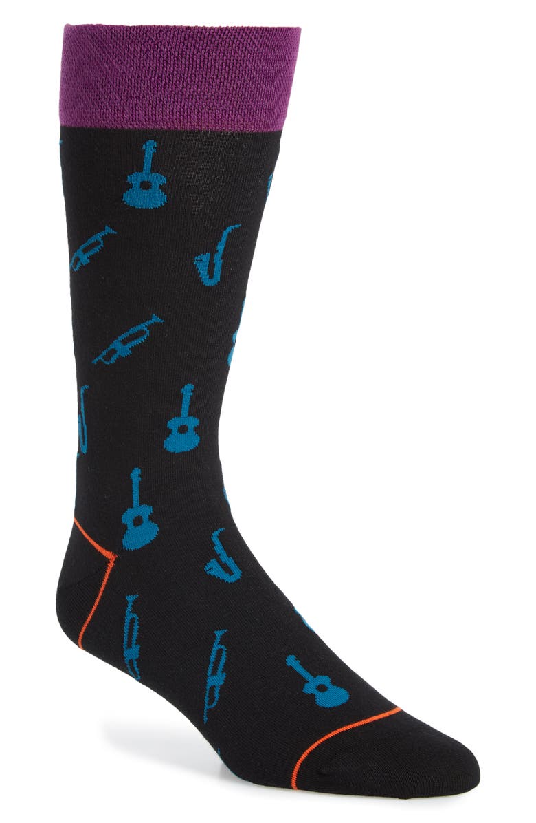 Ted Baker London Ecro Print Socks, Main, color,