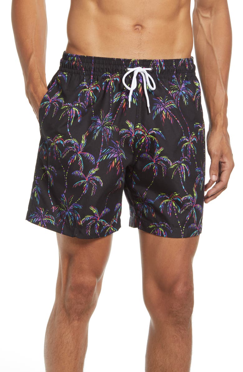Trunks Surf & Swim Co. Sano Palm Tree Swim Trunks, Main, color,