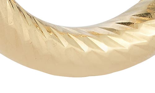Ember Fine Jewelry Twist Hoop Earrings In Gold
