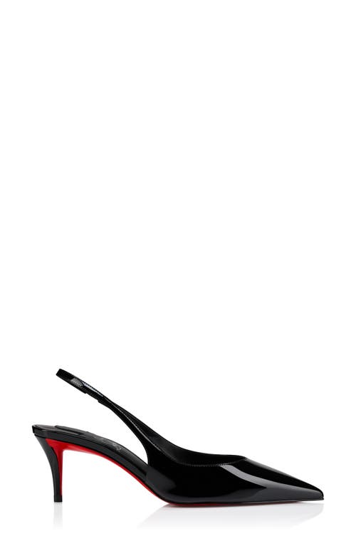 Christian Louboutin Miss Z Pointed Toe Slingback Pump In Black
