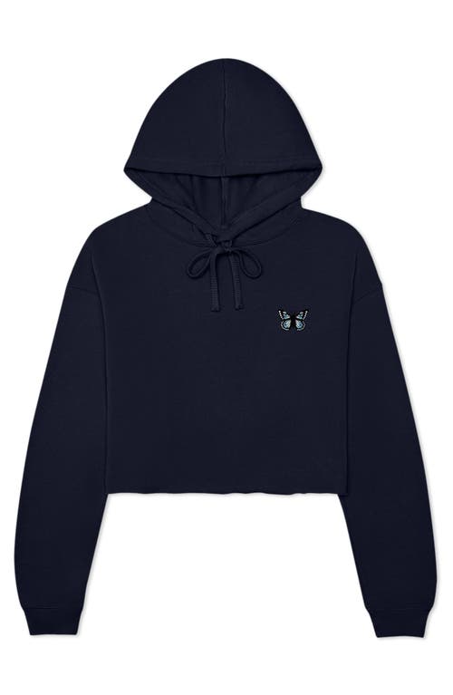 DALIX DALIX BUTTERFLY CROPPED HOODIE 