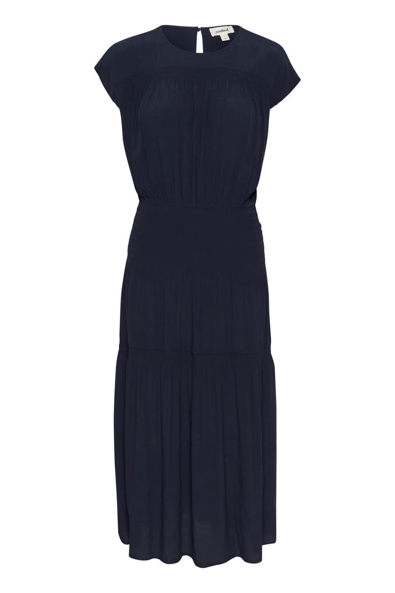 SLLayna Short Sleeve Dress, Alternate, color, Night Sky