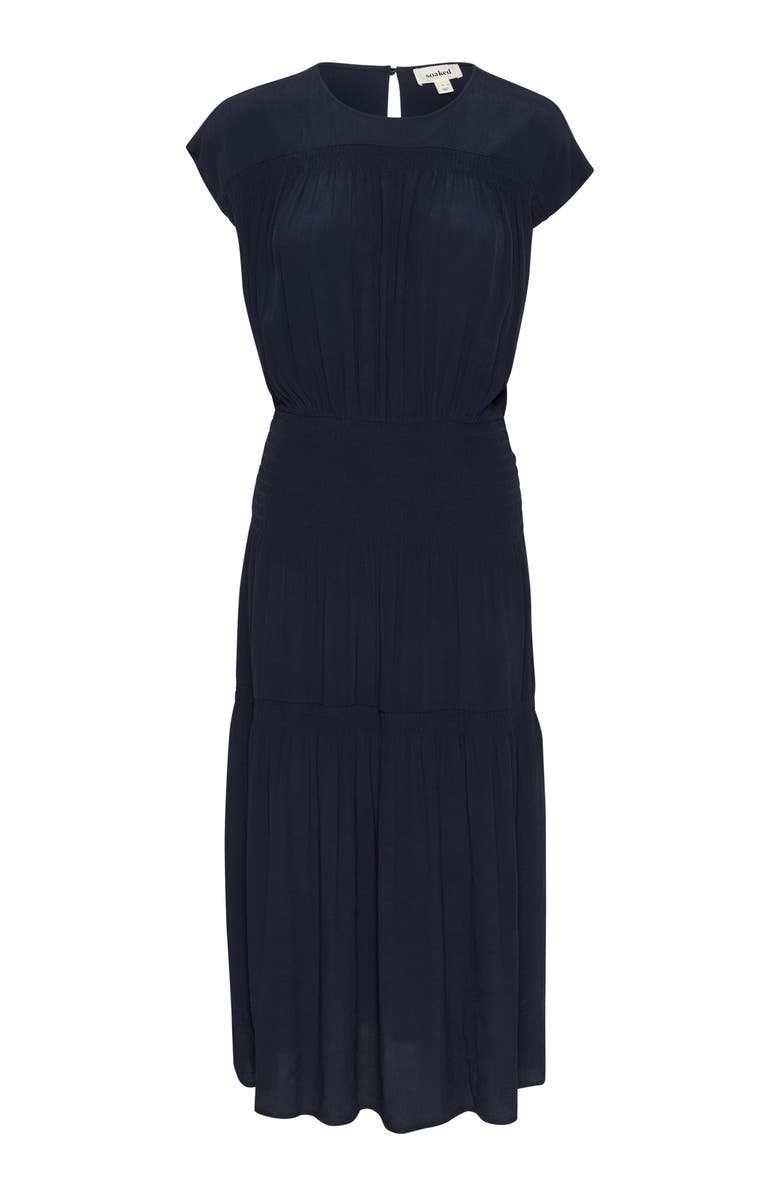 Soaked in Luxury SLLayna Short Sleeve Dress, Alternate, color, Night Sky