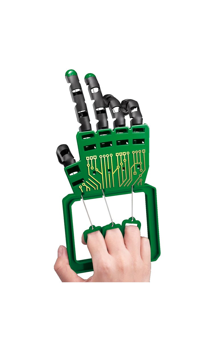 4M Kidzlabs Robotic Hand DIY Mechanical Robot Science STEM Kit, Alternate, color, Multicolored