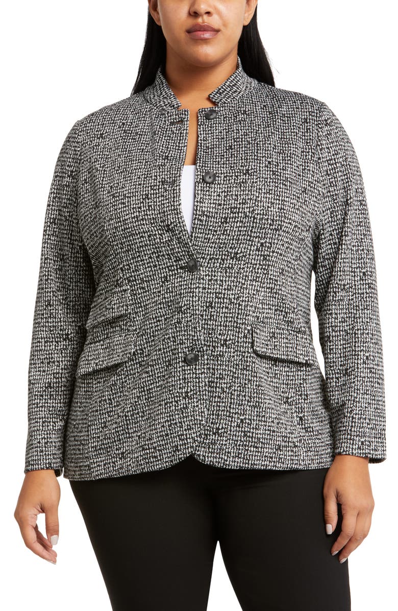 NIC+ZOE Etched Tweed Jacket, Main, color, 