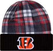 New Era Men's New Era Black Cincinnati Bengals Sideline Statement Cuffed Knit Hat
