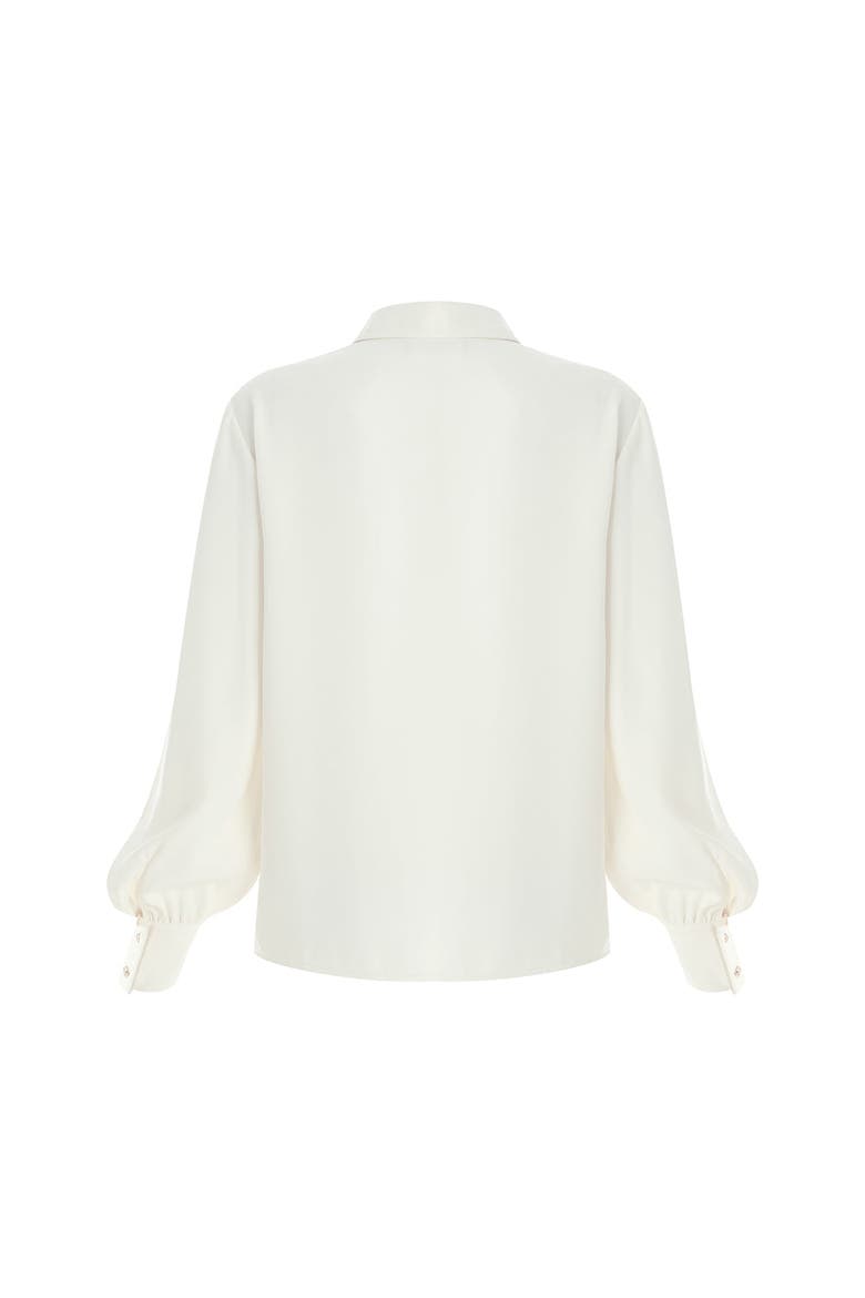 Jazmin Long Sleeve Blouse, Alternate, color, White