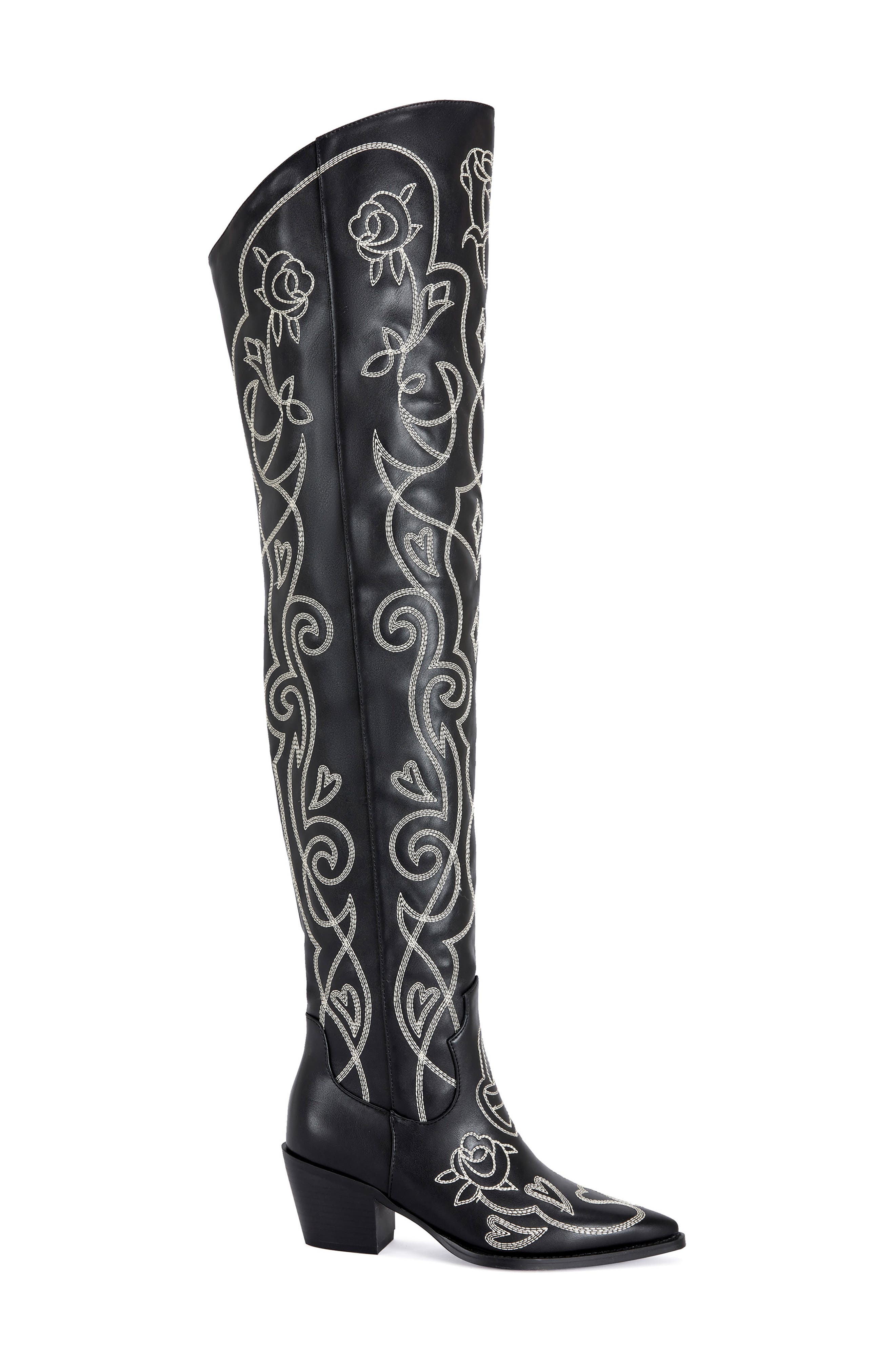 AZALEA WANG Kess Over the Knee Boot, Alternate, color, 