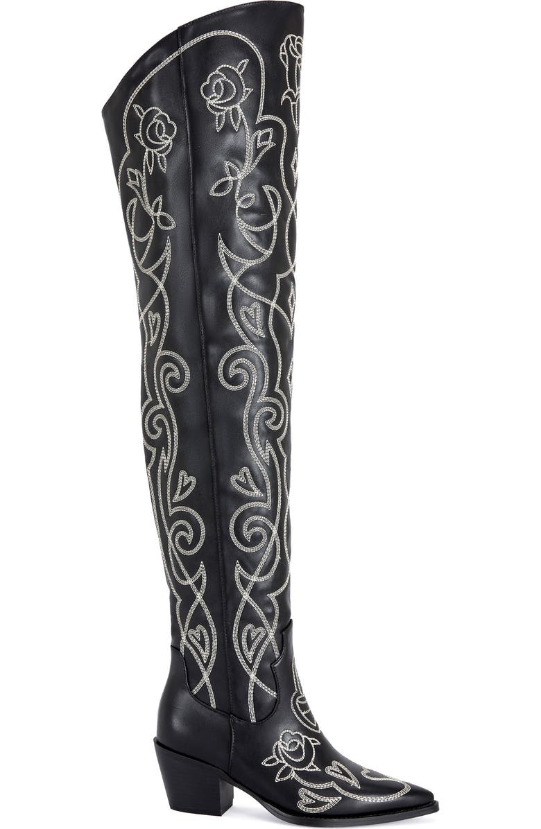 AZALEA WANG Kess Over the Knee Boot, Alternate, color,